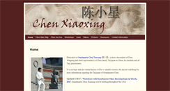 Desktop Screenshot of chenxiaoxing.com