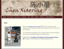 Tablet Screenshot of chenxiaoxing.com